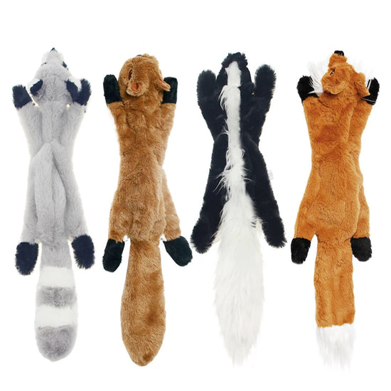 New Plush Animal-Shaped Squeaky Dog Toy