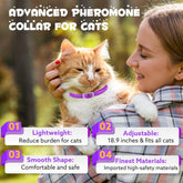 Calming Collar for Cats with Pheromones,Cat Anxiety and Calming,Up to 18.9Inch,Water Resistant,8 Pack 240 Days Supply