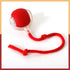 SPOVEN Interactive Cat & Dog Toys - USB Rechargeable Fast Rolling Ball with Bird Chirping & Light - Anti-Depression Pet Fun Gift - Red Color - 6.3X6.0X5.0Cm