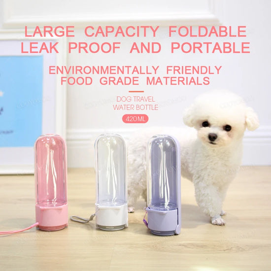 Portable Foldable Dog Water Bottle
