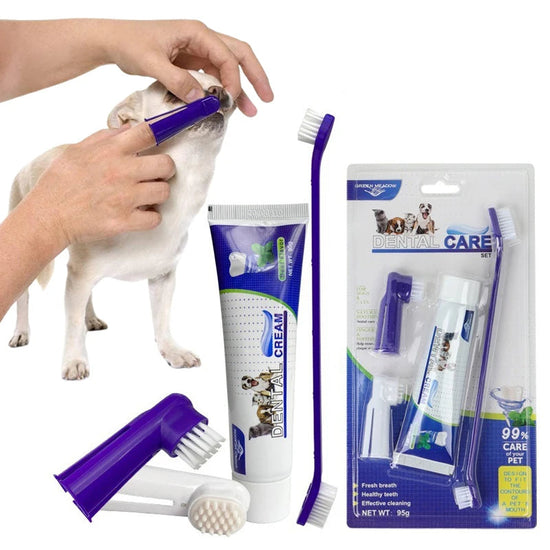 Pet Toothbrush & Toothpaste Set