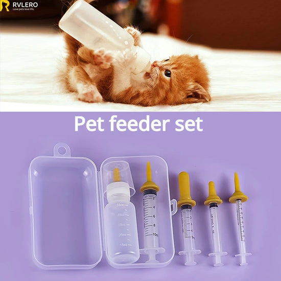 Newborn Kitten & Puppy Care Bottle & Syringe